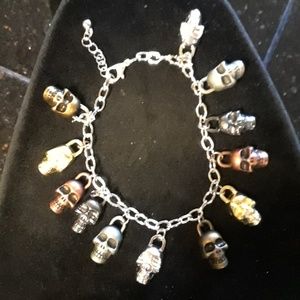 Skull Halloween Bracelet in multi colored